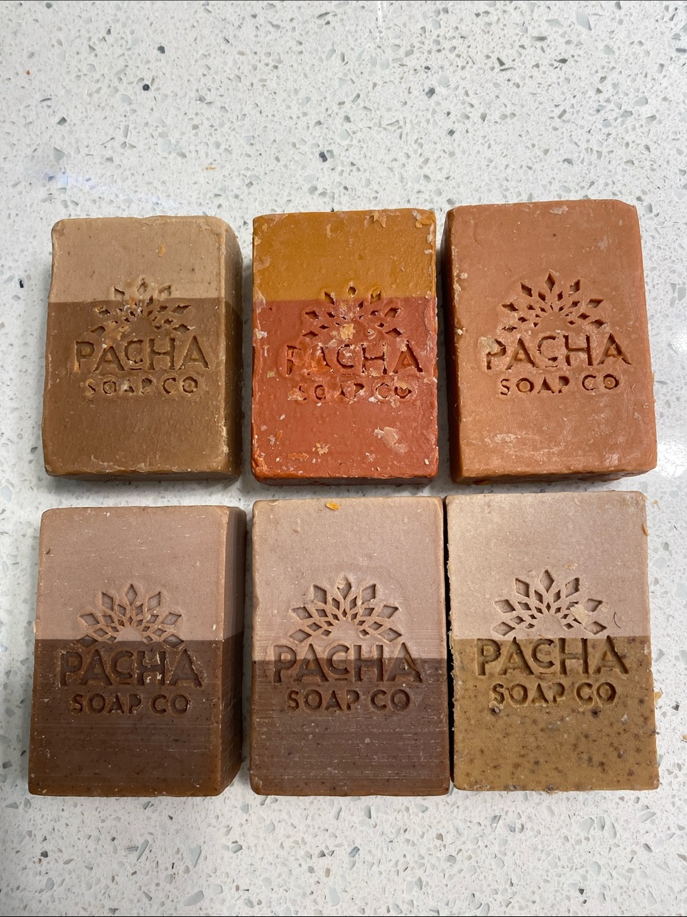 PACHA 6 soap bars assorted bundle new